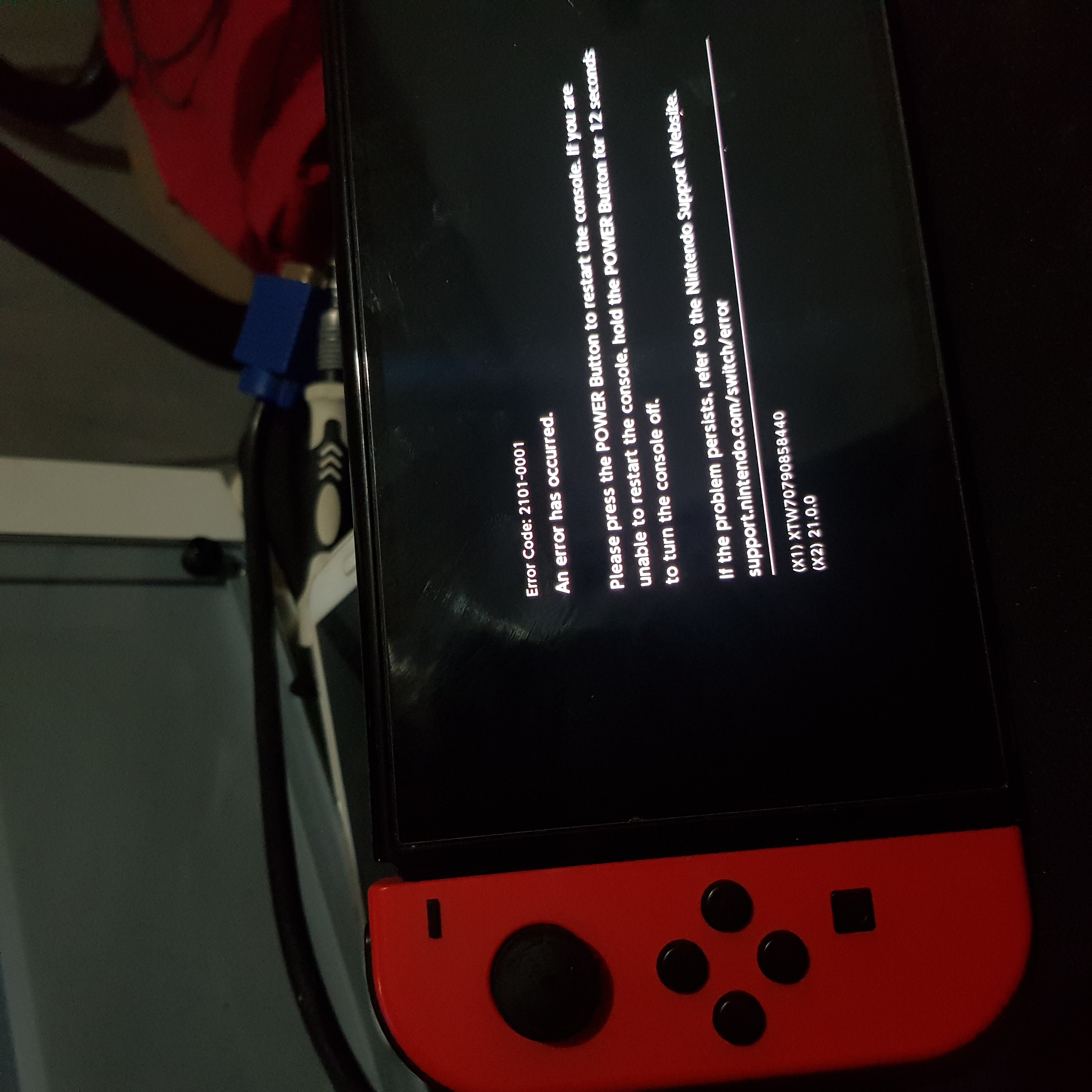 Nintendo Switch OLED Mario Red